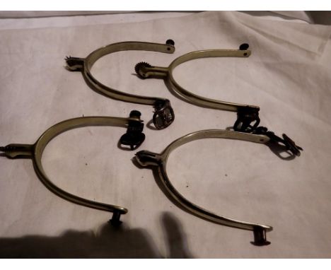 Three pairs of spurs. UK P&amp;P Group 1 (£16+VAT for the first lot and £2+VAT for subsequent lots) 