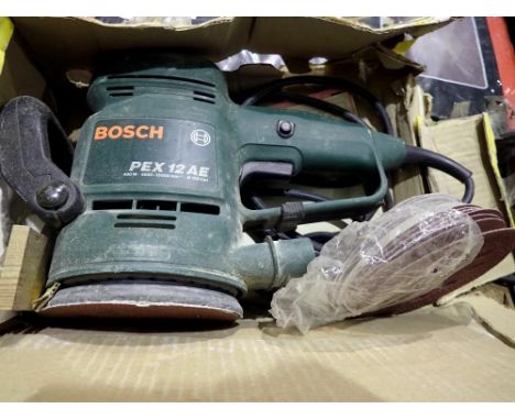 Bosch orbital sander. All electrical items in this lot have been PAT tested for safety and have passed. This does not confirm