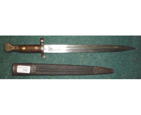 British 1888 bayonet Mk 1 Type 2 Enfield c.Boer war, Victorian issued Lee Metford bayonet by Enfield from the Boer war period