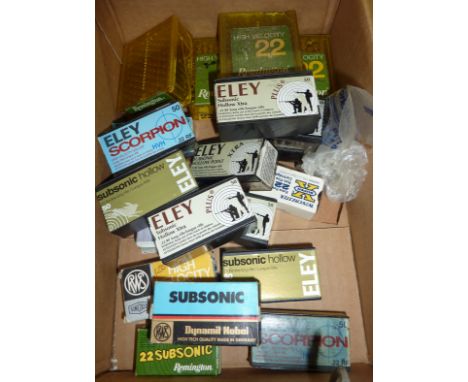 900 rounds of .22 rifle ammunition (section 1 certificate required)