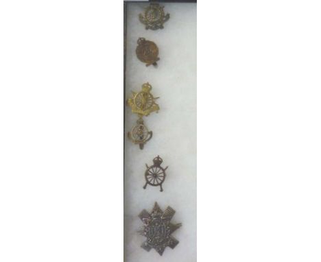 6 Cyclist Corp cap badges inc City of London Cyclists, County of London Cyclists, Army Cyclists Corp, Highland Cyclists etc i