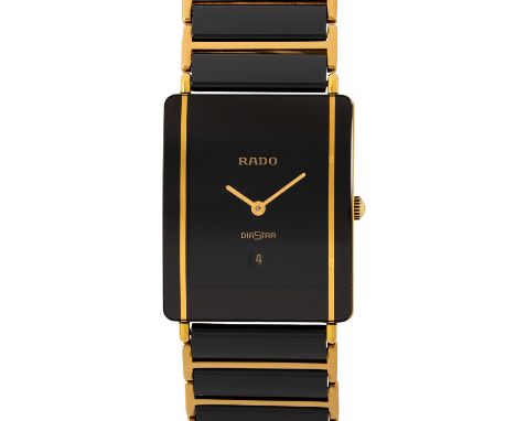 RADO Diastar Ref. 160.02823.3 Damenuhr. Edelstahl / Keramik. Quarzwerk in funktionsfähigem Zustand. Neue Batterie. Schwarzes 