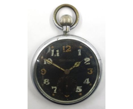 Jaeger-le-coultre WWII military pocket watch arrow mark GSTP 241447 Condition Report Click here for further images, condition