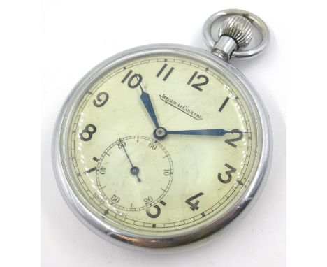 Jaeger-le-coultre WWII RAF engineers military pocket watch arrow mark 6E/50 A11568 Condition Report Click here for further im