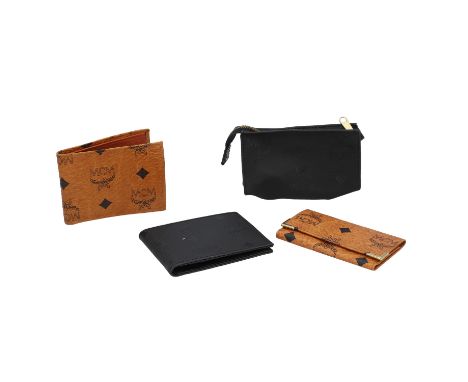 MCM VINTAGE Konvolut, bestehend aus vier kleinen Accessoires. Altersspuren vorhanden, guter gepflegter Erhalt.| MCM VINTAGE c