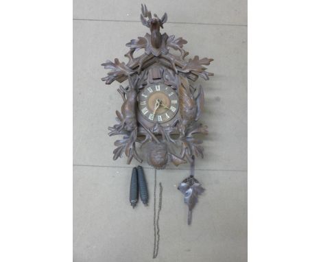 A 19th Century Black Forest cuckoo clock