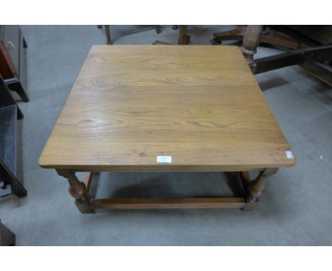 An Ercol square coffee table
