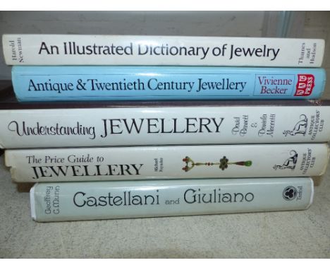 Castellani and Giuliano:  Revivalist Jewellers of the 19th Century, by Geoffrey Munn, 1984; 5 other books on collecting jewel