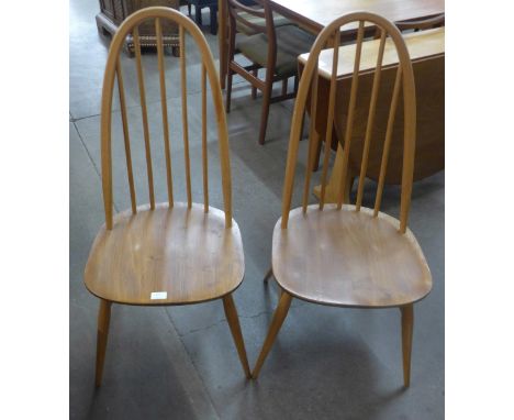 A pair of Ercol Blonde chairs 