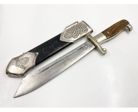 3rd Reich R.A.D (Labour Corps) Enlisted Mans-Nco?s Dagger. Maker Carl Eickhorn. 