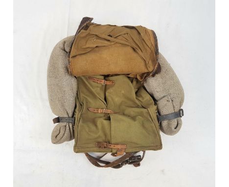 1941 Dated German Pony Fur Model Tournister Backpack. 