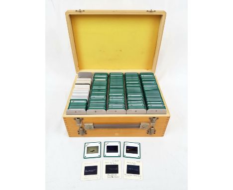 Over 400 Aircraft 35mm Original Projector Slides. Photos taken in the 60s, 70s and 80s  - some extremely rare. Comes in a dou