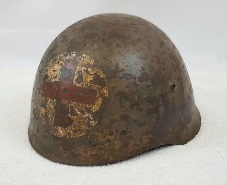 Genuine WWII Medics Helmet 