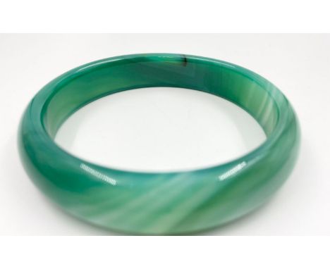 Jade Bangle. 7cm diameter 