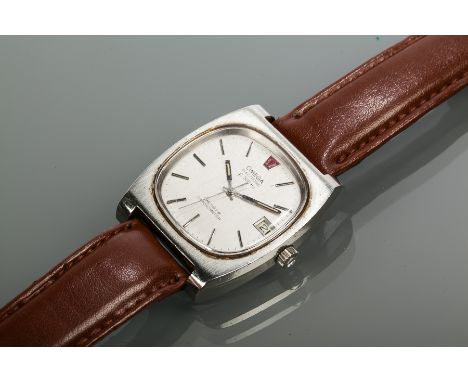 GENTLEMAN'S OMEGA ELECTRONIC GENEVE F300HZ CHRONOMETER WRISTWATCH
1972, signed twelve jewels calibre 1250 ESA 9162 electronic