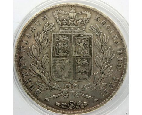1844 silver crown of Queen Victoria. P&amp;P Group 0 (£5+VAT for the first lot and £1+VAT for subsequent lots) 