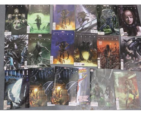 Twenty two Marvel Alien magazines. P&amp;P Group 1 (£14+VAT for the first lot and £1+VAT for subsequent lots) 