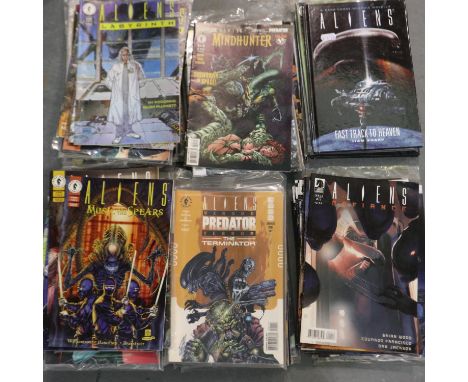 Approximately 150 Dark Horse Comics, Alien magazines in good condition. P&amp;P Group 2 (£18+VAT for the first lot and £3+VAT