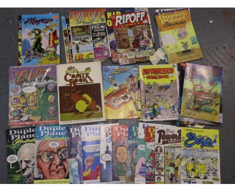 Thirty six mixed adult comics in good condition. P&amp;P Group 2 (£18+VAT for the first lot and £3+VAT for subsequent lots) 