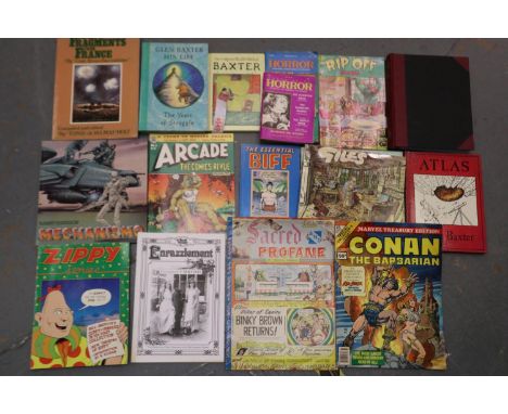 Mixed books and magazines etc. P&amp;P Group 2 (£18+VAT for the first lot and £3+VAT for subsequent lots) 