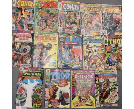 Fourteen mixed Marvel comics. P&amp;P Group 1 (£14+VAT for the first lot and £1+VAT for subsequent lots) 