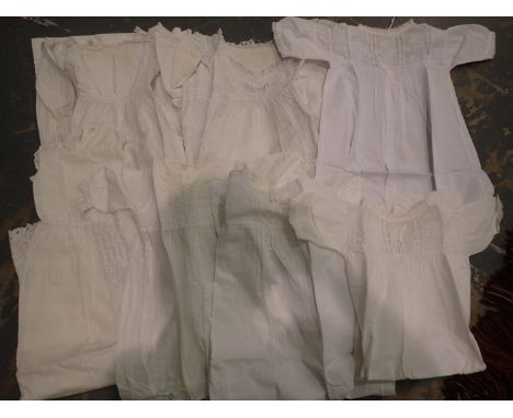 Seven Victorian childrens gowns. P&amp;P Group 2 (£18+VAT for the first lot and £3+VAT for subsequent lots) 