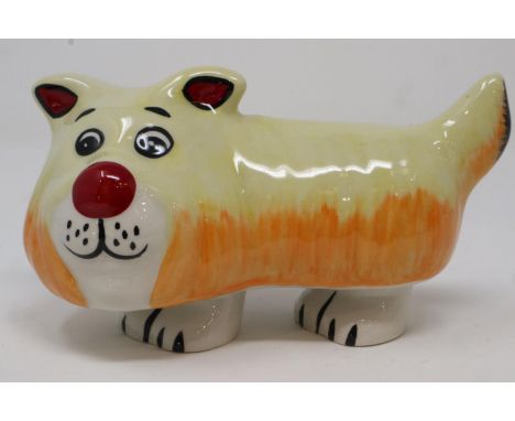 Lorna Bailey dog, Doodle, no cracks or chips, L: 15 cm. P&amp;P Group 1 (£14+VAT for the first lot and £1+VAT for subsequent 