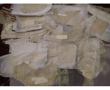 Mixed Victorian and later lace. P&amp;P Group 2 (£18+VAT for the first lot and £3+VAT for subsequent lots) 