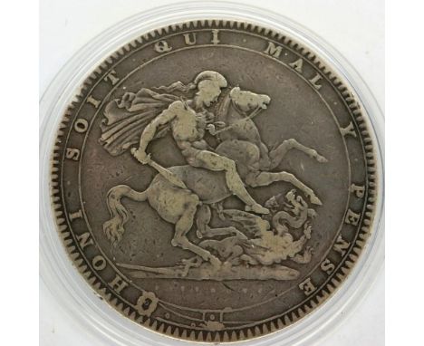 1819 silver crown of George III. P&amp;P Group 0 (£5+VAT for the first lot and £1+VAT for subsequent lots) 