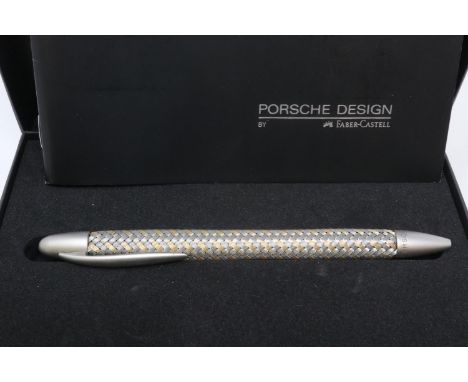 Porsche design ballpoint pen by Faber Castell, boxed. P&amp;P Group 1 (£14+VAT for the first lot and £1+VAT for subsequent lo