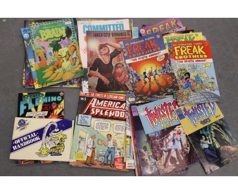 Thirty six mixed adult comics in good condition. P&amp;P Group 2 (£18+VAT for the first lot and £3+VAT for subsequent lots) 