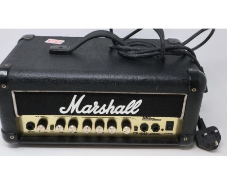 Marshall MG15M52 amplifier. All electrical items in this lot have been PAT tested for safety and have passed. This does not c