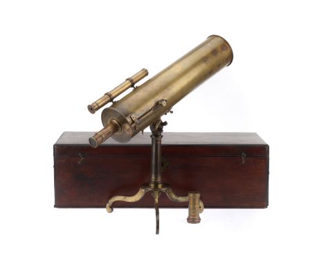 4in Reflecting Table Telescope, Tulley, English, c.1800, engraved to the back plate ‘TULLEY’ , secondary mirror also marked ‘