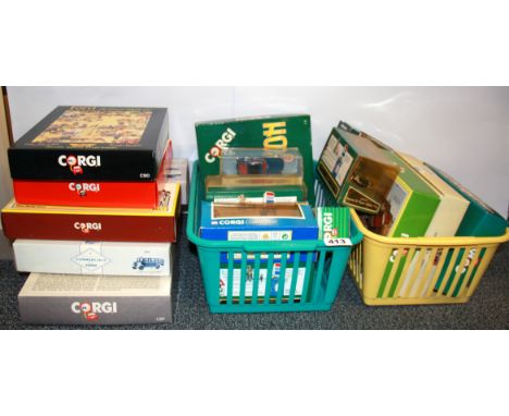 An extensive group of Corgi and other diecast model vehicles.