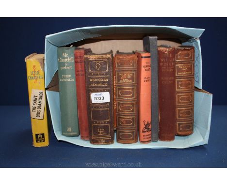A quantity of Books including 'Mr Churchill, a Portrait' by Philip Guedalla, 'South Wales' by S.W Rider and A.E Trueman, 1938