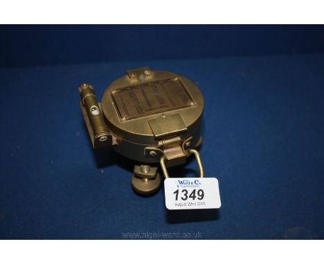 A brass surveyor's Compass by Stanley London.