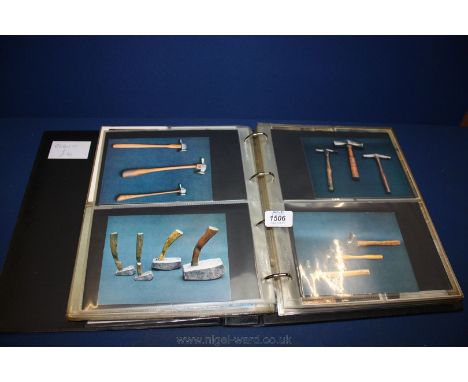 A large album of Postcards depicting Working Tools