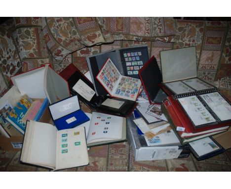 A large Stamp collection including various Senator Albums containing stamps from 1850's to 1960's including Bahamas, Antigua,