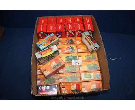 A quantity of Matchbox and Corgi models including 1970/80's including mint boxed ex-shop stock.