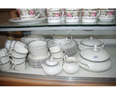 A Royal Doulton Ravenswood Dinner/Tea Service for twelve