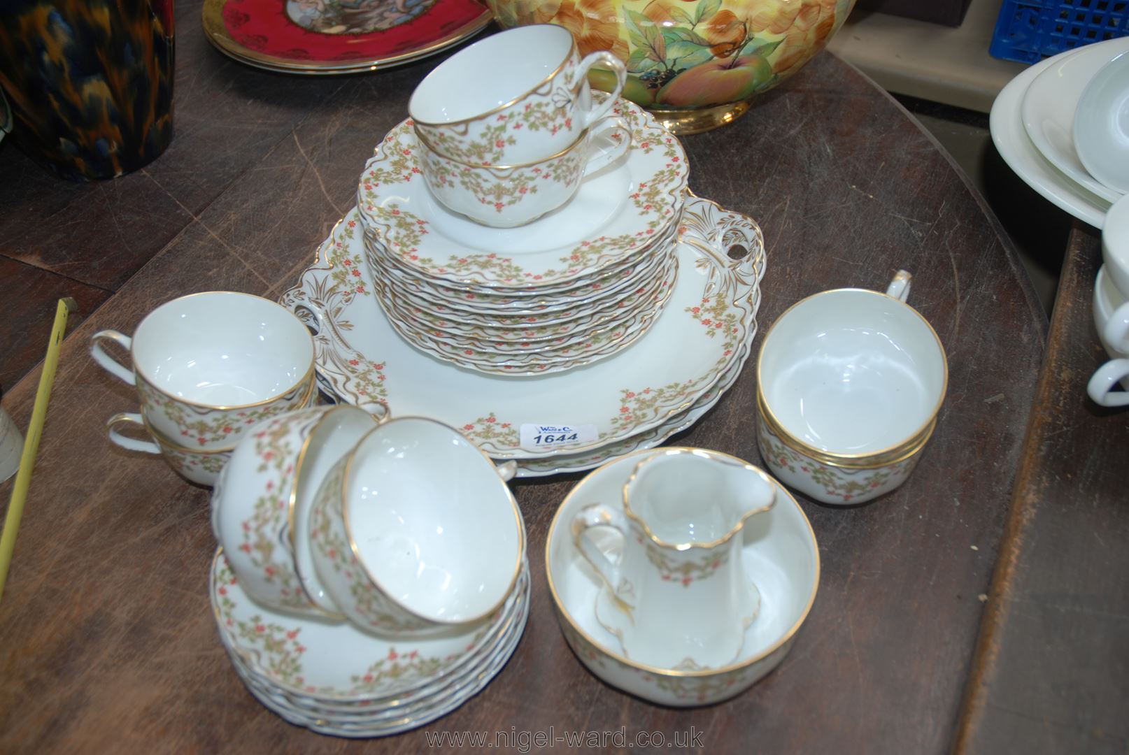A quantity of Frank Haviland, Limoges bone china made for Alfred B