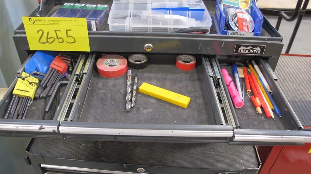 LOT OF 2 RIVER ROCK TOOL BOXES, 12 DRAWERS (400 SOUTH GATE DRIVE GUELPH)