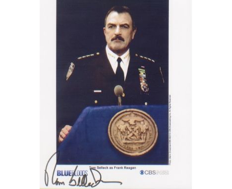 Blue Bloods. Tom Selleck. 10”x8” portrait from “Blue Bloods.” Excellent. Est £7-10
