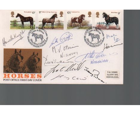 Vincent O’Brien, Jonjo O’Neill, Willie Carson, Jenny Pitman, Lady Harries, Lester Piggott, Henry Cecil, Henrietta Knight, Pet