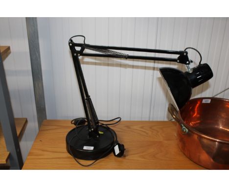 An Angle Poise style table lamp