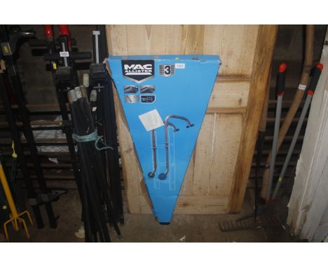 A MacAllister roof attachment for ladder, in original box