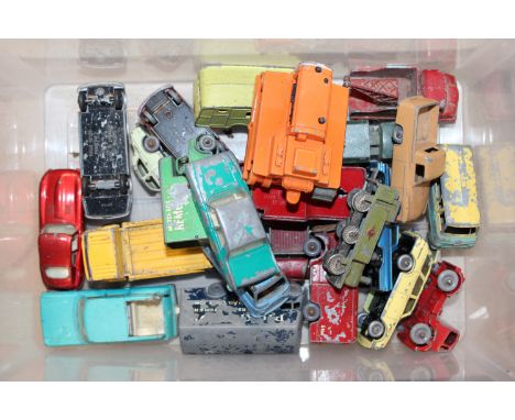 A collection of die cast vehicles to include Lesney Rolls Royce Phantom V No.44, a Lesney Ford No.33, a Lone Star Locust, an 