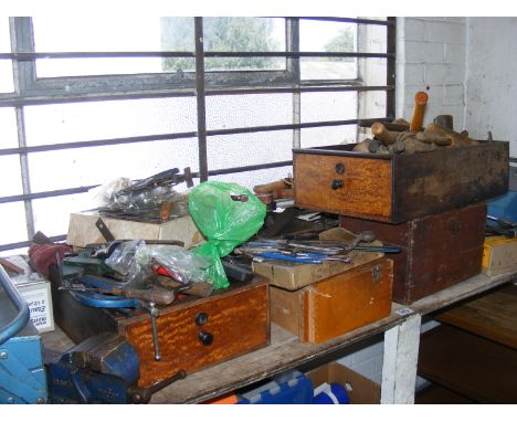 A large quantity of hand tools 