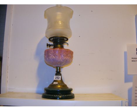 An oil lamp