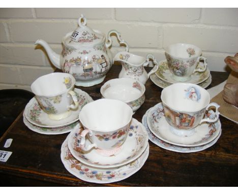 A quantity of Royal Doulton Brambly Hedge Four seasons tea service items